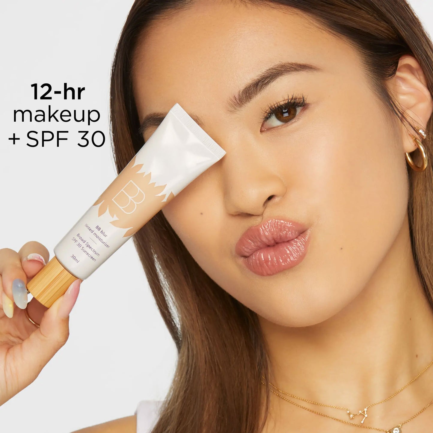 BB blur tinted moisturizer SPF30: 2-in-1 Tint + Sunscreen | FREE Brush