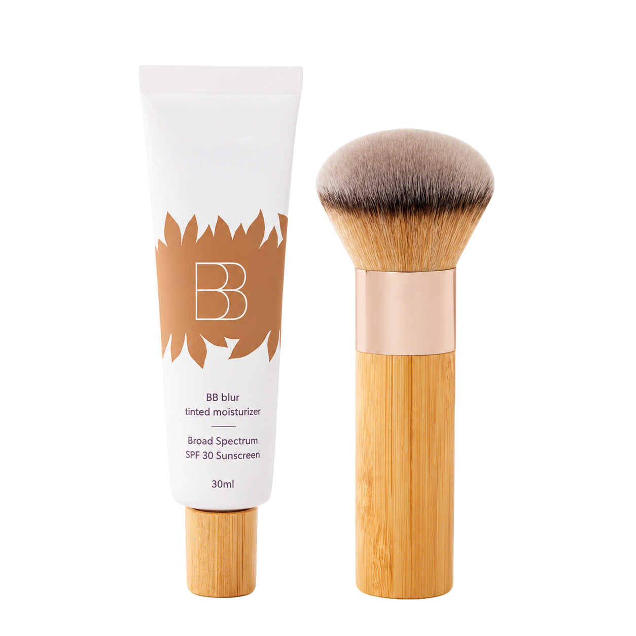 BB blur tinted moisturizer SPF30: 2-in-1 Tint + Sunscreen | FREE Brush