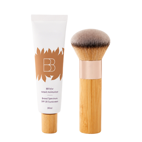 BB blur tinted moisturizer SPF30: 2-in-1 Tint + Sunscreen | FREE Brush