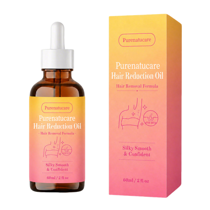 🔥LAST DAY 60% OFF  PURENATUCARE Hair Reduction Oil 60 ml – Permanent Hair Removal Oil